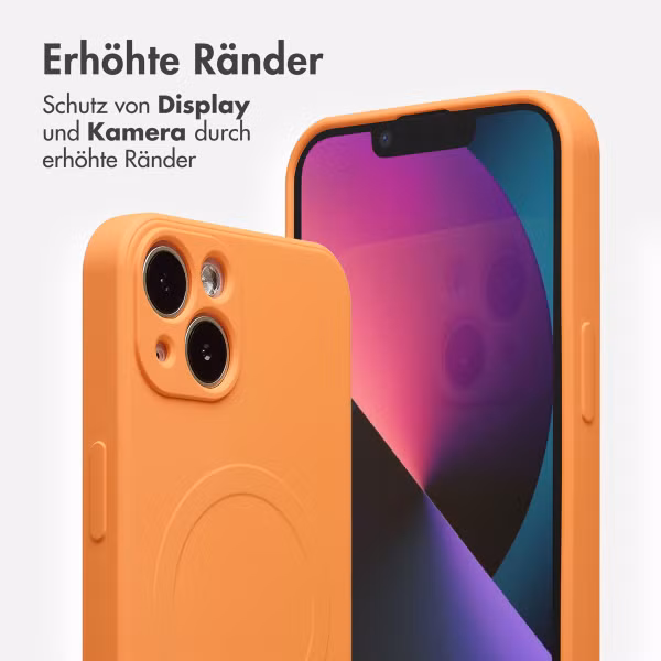 imoshion Color Back Cover mit MagSafe Apple iPhone 13 - Neon Orange