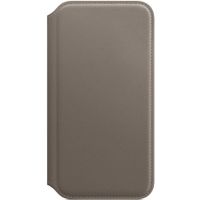 Apple Leather Folio Klapphülle Beige für das Apple iPhone X / Xs