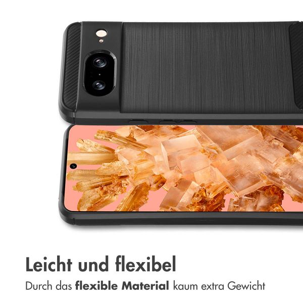 imoshion Brushed Back Cover Google Pixel 8 - Schwarz