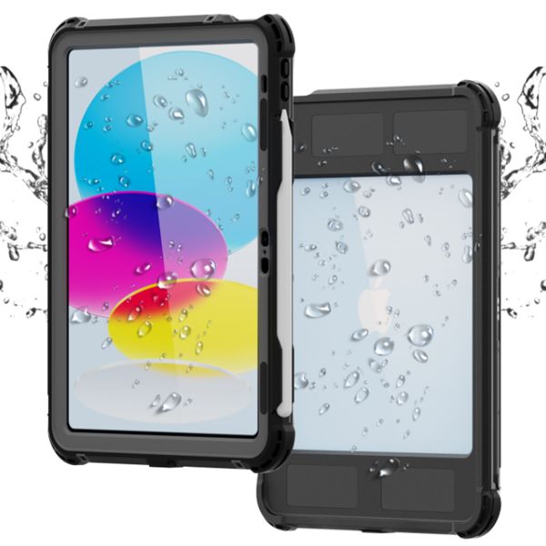 Redpepper Waterproof Backcase Apple iPad 11 (2025) 11 Zoll A16 / iPad 10 (2022) 10.9 Zoll - Schwarz