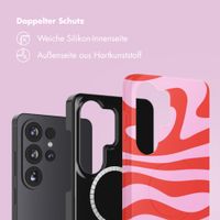 Selencia Vivid Rückabdeckung mit MagSafe Samsung Galaxy S26 Ultra - Dream Swirl Pink