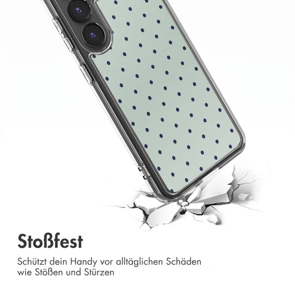 imoshion Design Hülle Samsung Galaxy S24 - Polka Dot Mintgroen