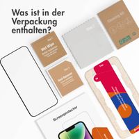 Accezz Dreifach starke Full Cover Schutzfolie mit Applikator für das Samsung Galaxy A35 / A55 - Transparent