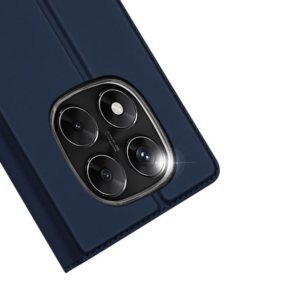 Dux Ducis Slim TPU Klapphülle für das Xiaomi Redmi Note 14 Pro (4G) - Dunkelblau