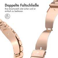 imoshion Edelstahlarmband für das Apple Watch Series 1 bis 11 / SE / Ultra (44/45/46/49 mm) - Rose Gold