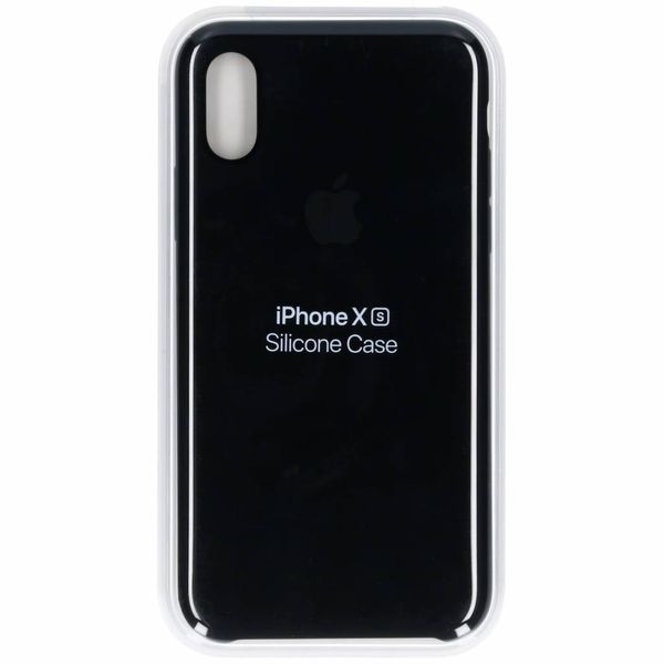 Apple Silikon-Case Schwarz für das Apple iPhone Xs / X