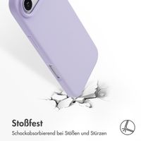 Accezz Liquid Silikoncase mit MagSafe Apple iPhone Air - Violett