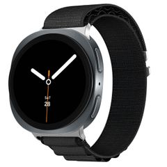 imoshion Nylon Alpine Armband für das  Samsung Galaxy Watch 8 (40/44mm) / Classic (46mm) - Schwarz