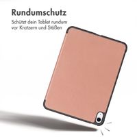 imoshion Trifold Klapphülle Apple iPad 11 (2025) 11 Zoll A16 / iPad 10 (2022) 10.9 Zoll - Rosé gold
