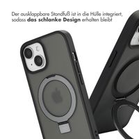 Accezz Ring Stand Backcover mit MagSafe Apple iPhone 15 - Schwarz