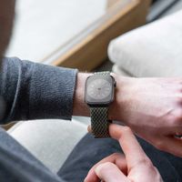 imoshion Elastisches Nylonarmband -   Universelle 22 mm Anschluss - Dunkelgrün