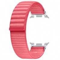 Samsung Original Fabric Armband für das  Samsung Galaxy Watch 8 (40/44mm) / Classic (46mm) - S/M - Rot