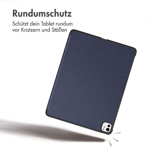 imoshion Trifold Klapphülle Apple iPad Pro 11 (2022 / 2021 / 2020 / 2018) - Dunkelblau