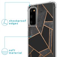 imoshion Design Hülle mit Band für das Samsung Galaxy S20 - Black Graphic