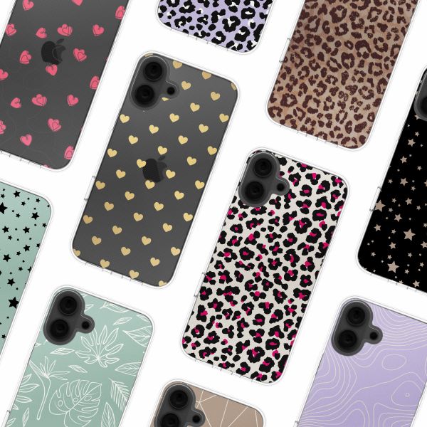 imoshion Design Hülle Apple iPhone 16 - Golden Hearts