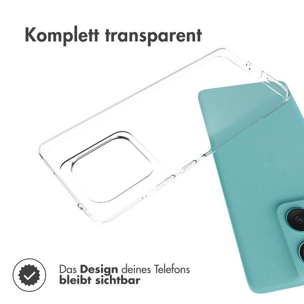 Accezz Clear TPU Backcover Motorola Edge 60 Fusion - Transparent