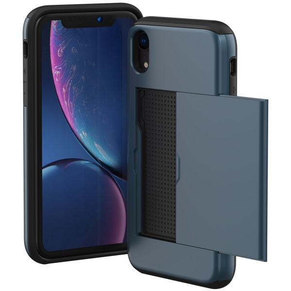 imoshion Backcover mit Kartenfach für das iPhone Xr - Dunkelblau