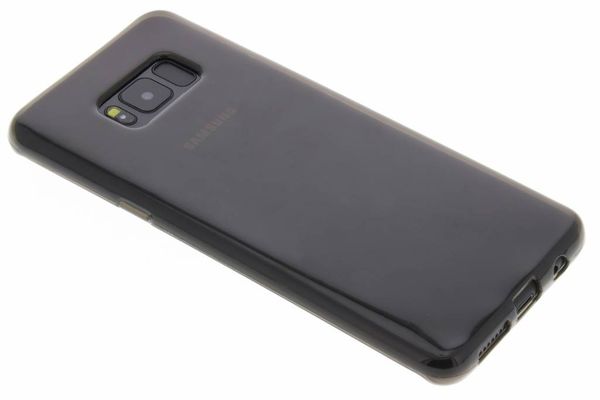 Transparente Gel Case Hülle Grau für Samsung Galaxy S8 Plus