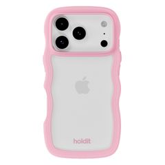 Holdit Wavy Case Apple iPhone 17 Pro Max - Transparent / Pink