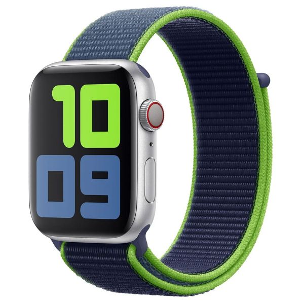 Apple Sport Loop Armband für Apple Watch Series 1-10 / SE / Ultra (2) - 42/44/45/46/49 mm - Neon Lime