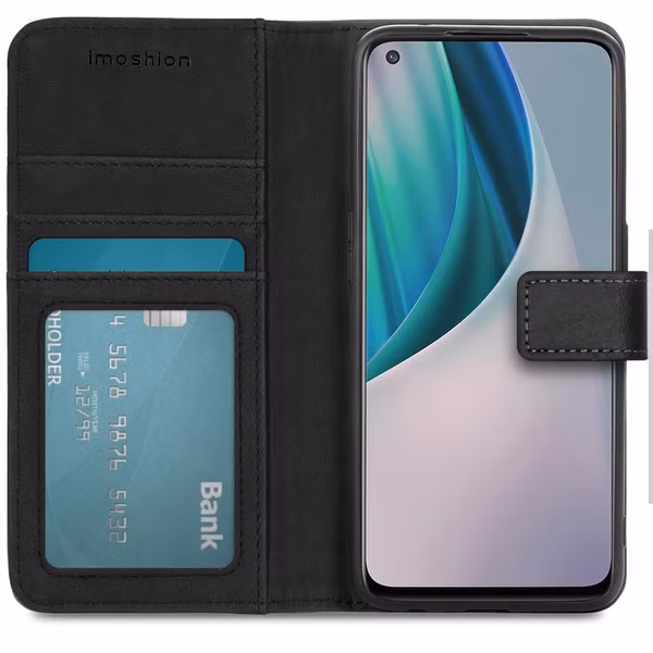 imoshion Luxuriöse Klapphülle OnePlus Nord N10 5G - Schwarz