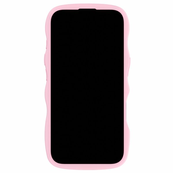 Holdit Wavy Case für das iPhone 16 Plus - Pink