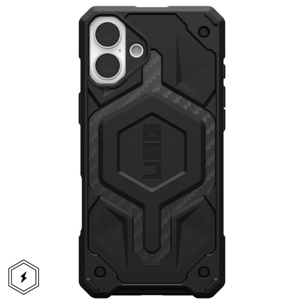 UAG Monarch Backcover für das iPhone 16 Plus - Carbon Fiber