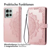 imoshion Mandala Klapphülle Motorola Moto G75 5G - Rosé gold