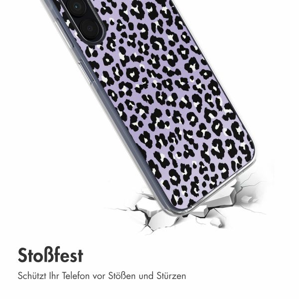 imoshion Design Hülle Samsung Galaxy A35 - Leopard Lilac