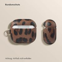 Selencia Sabi Case Apple AirPods 4 - Leopardenmuster - Mocha Brown