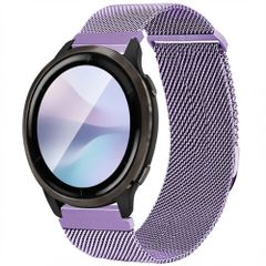 imoshion Magnetisches Milanaise Armband -   Universelle 22 mm Anschluss - Größe S - Violett