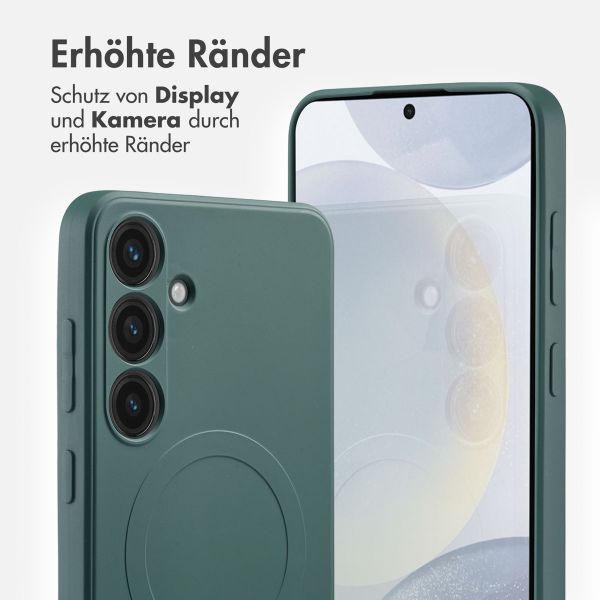 imoshion Color Back Cover mit MagSafe Samsung Galaxy S24 Plus - Dunkelgrün