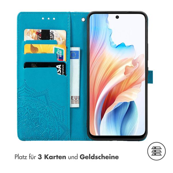 imoshion Mandala Klapphülle für das Oppo A79 - Türkis