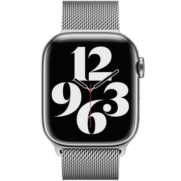 Apple Mailänder Fitness-Armband für Apple Watch Series 1 t/m 9 / SE (38/40/41 mm) | Series 10 / 11 (42 mm) - Silver