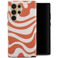 Selencia Vivid Back Cover Samsung Galaxy S24 Ultra - Dream Swirl Orange
