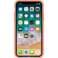 Apple Silikon-Case für das iPhone X - Peach