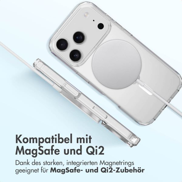 Accezz Xtreme Impact Backcover mit MagSafe Apple iPhone 17 Pro - Transparent