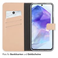 Selencia Echtleder Klapphülle Samsung Galaxy A26 - Dusty Pink