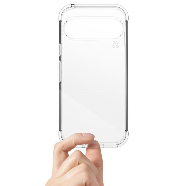 ZAGG Luxe Case + Displayschutzfolie für das Google Pixel 9 Pro XL - Transparent