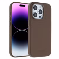 Accezz MagSafe Leather Backcover Apple iPhone 14 Pro - Kaffeebraun