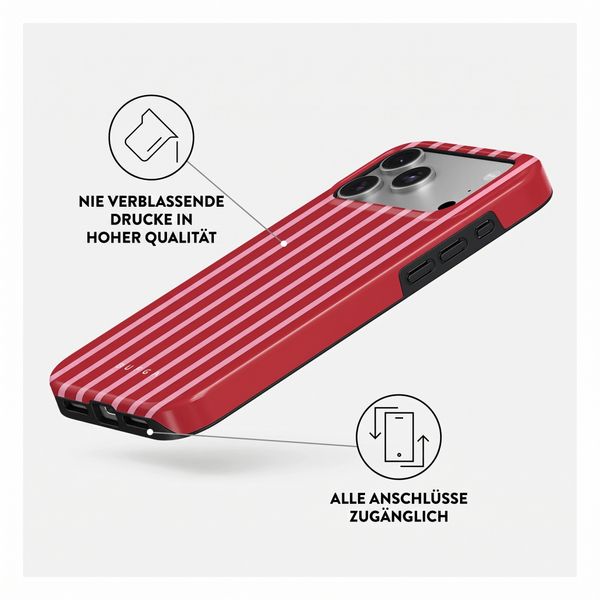 Burga Tough Back Cover MagSafe Apple iPhone 18 Pro - Strawberry Jam