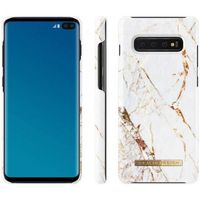 iDeal of Sweden Carrara Gold Fashion Back Case Samsung Galaxy S10 Plus