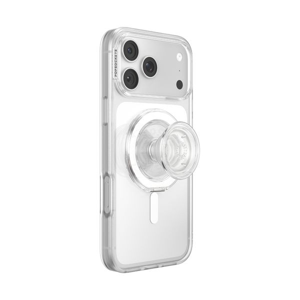 PopSockets PopGrip MagSafe Kick-Out & Stand - Clear