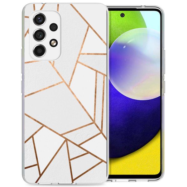 imoshion Design Hülle für das Samsung Galaxy A53 - White Graphic