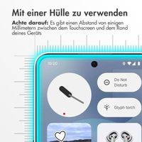 Accezz Displayschutz aus gehärtetem Glas für das Nothing Phone (3a) / (3a) Pro