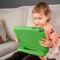 imoshion Hülle mit Handgriff kindersicher Galaxy Tab A7 Lite - Grün