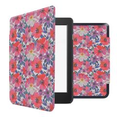 imoshion Design Slim Hard Case Sleepcover für das Tolino Page 2 - Flower Watercolor