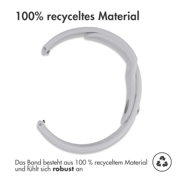 imoshion Silikon Sportarmband -   Universelle 20 mm Anschluss - Grau