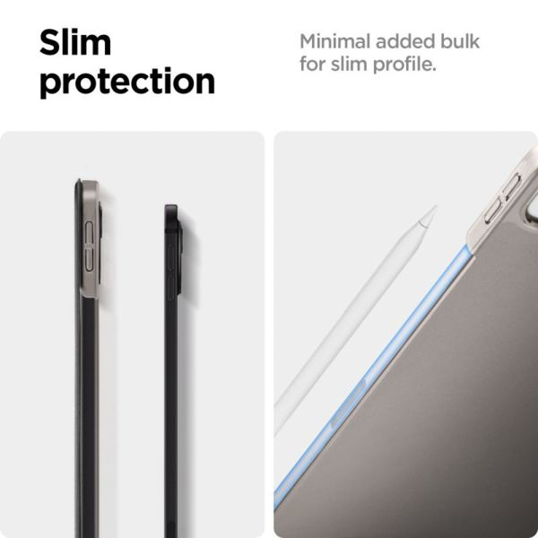 Spigen Smart Fold Klapphülle Apple iPad Pro 13 (2024) M4 - Schwarz
