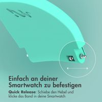 imoshion Flexibles Silikonarmband - Universeller 22-mm-Anschluss - Mintgrün